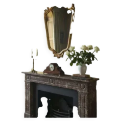 Miroir baroque doré vintage / miroir mural
