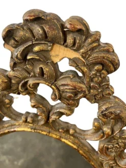 Miroir baroque doré vintage / miroir mural