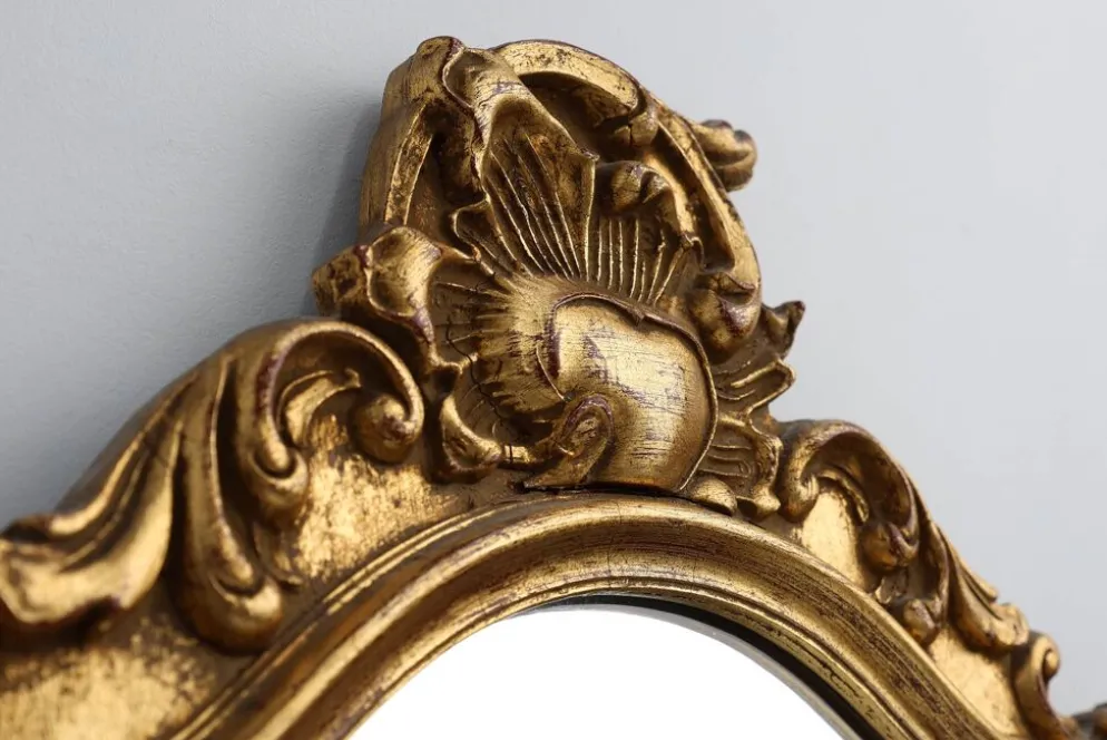 Miroir baroque en bois doré de style Louis XV, XXe siècle, France