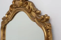 Miroir baroque en bois doré de style Louis XV, XXe siècle, France