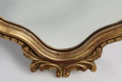 Miroir baroque en bois doré de style Louis XV, XXe siècle, France