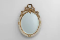 Miroir baroque Louis XVI du XXe siècle en bois sculpté, France