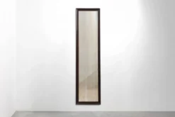 Miroir belge Art Déco en bois avec verre vieilli, vers 1930