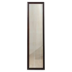 Miroir belge Art Déco en bois avec verre vieilli, vers 1930