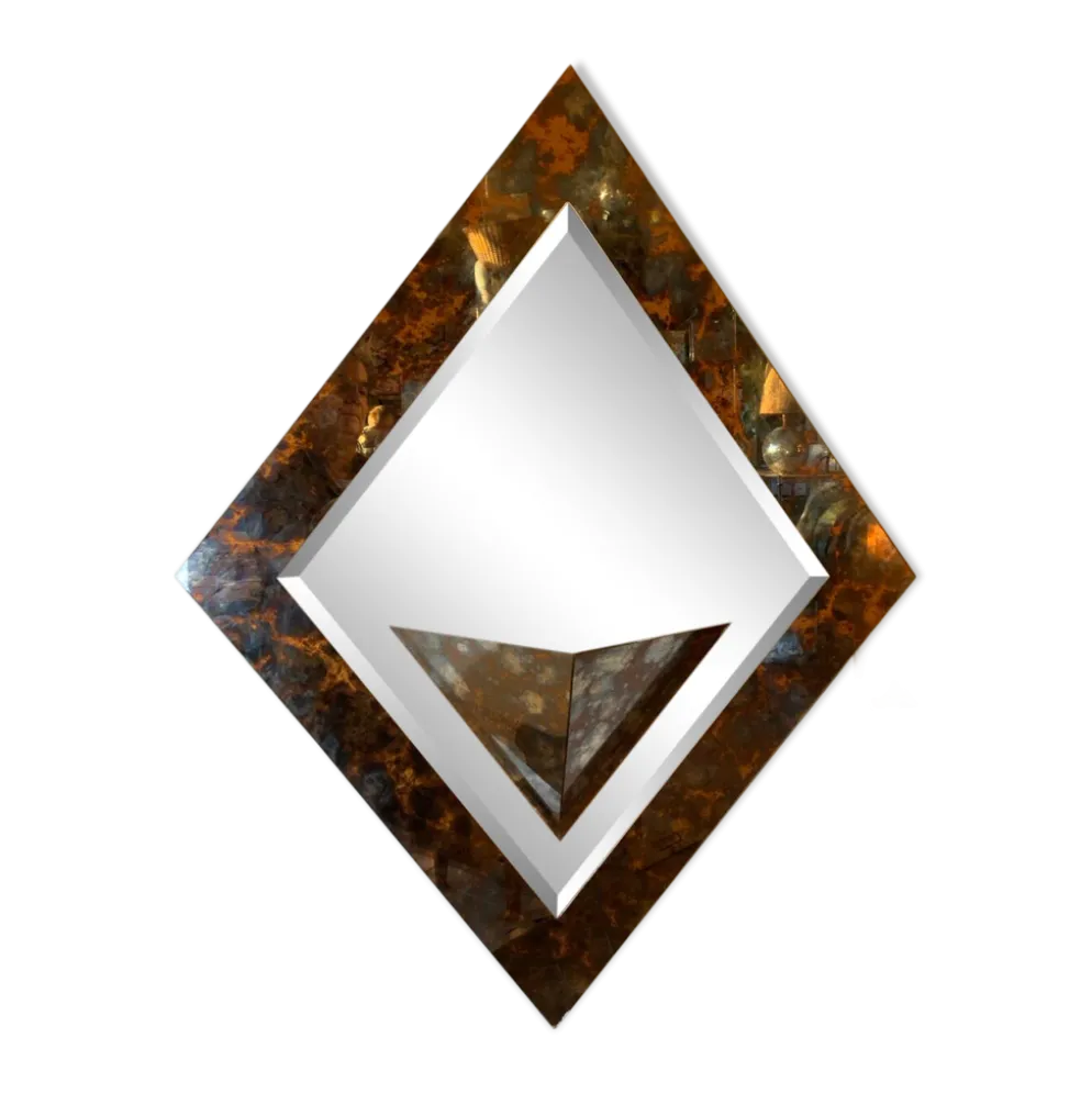 Miroir biseauté 1970