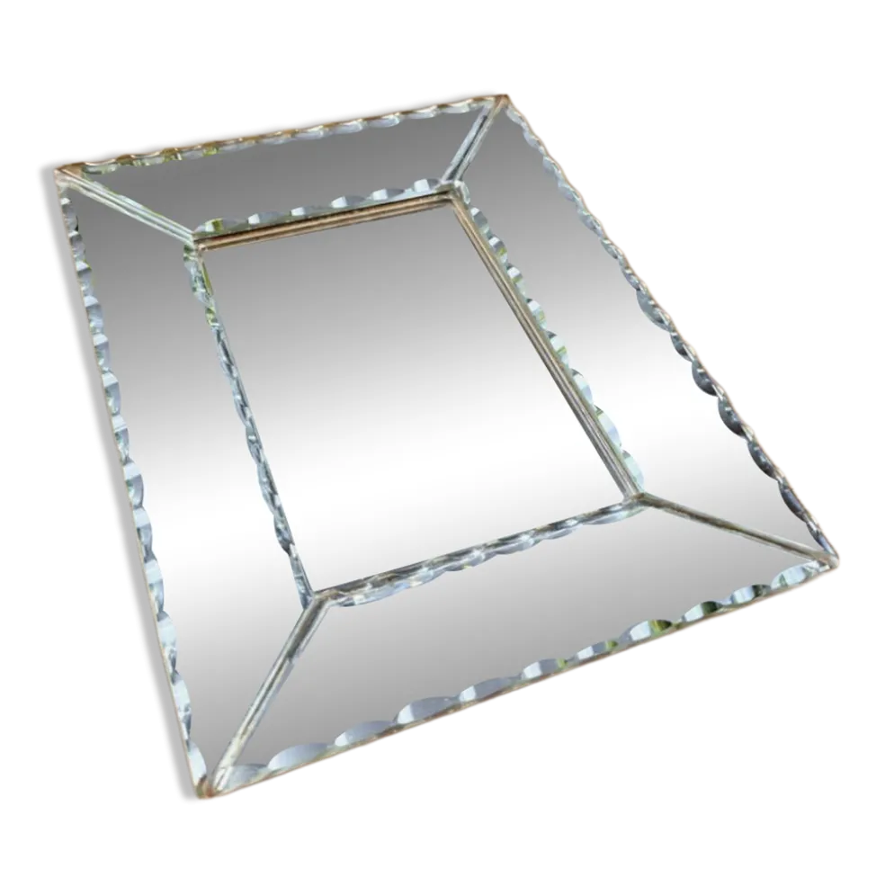 Miroir biseauté ancien