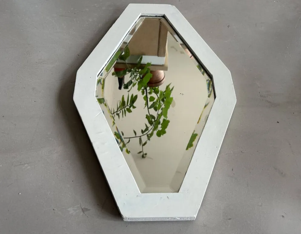 Miroir biseauté ancien