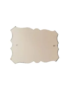 Miroir biseauté ancien à suspendre