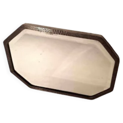Miroir biseauté Art Déco 58,8 x 41,2 cm