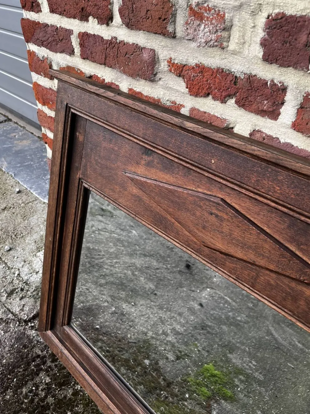 Miroir Biseauté en bois massif