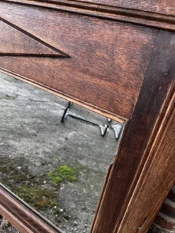 Miroir Biseauté en bois massif