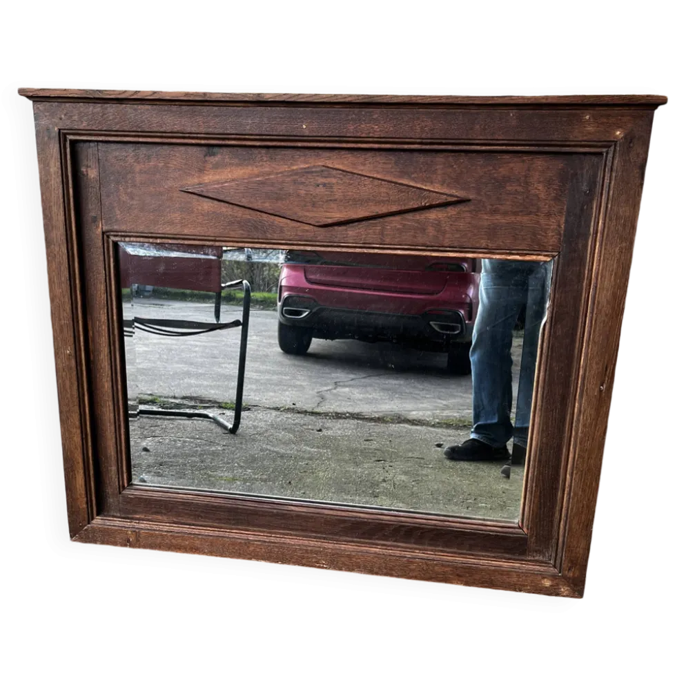 Miroir Biseauté en bois massif