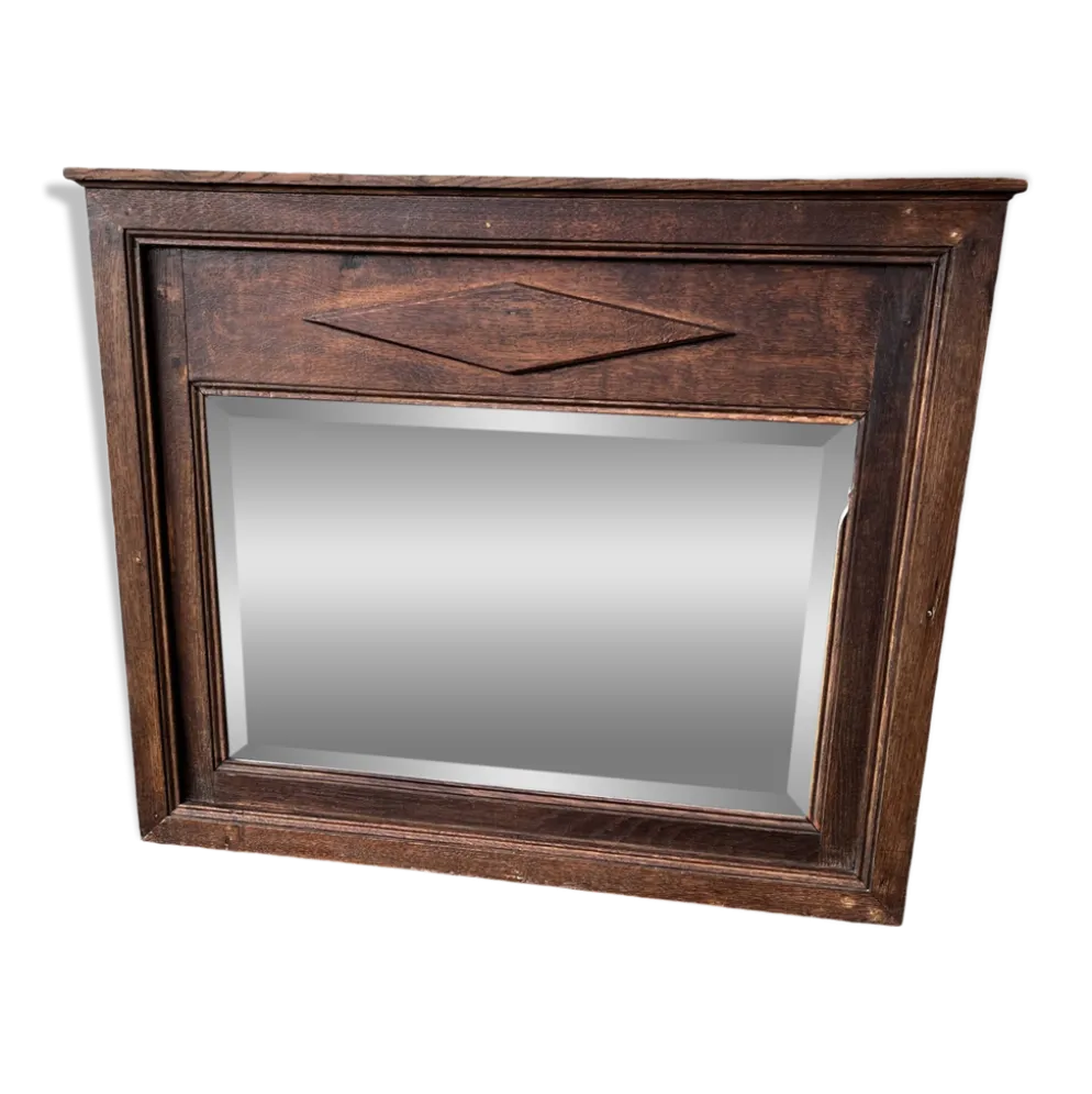 Miroir Biseauté en bois massif