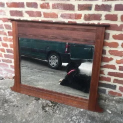 Miroir biseauté en bois 99x83cm