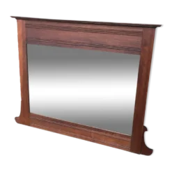 Miroir biseauté en bois 99x83cm