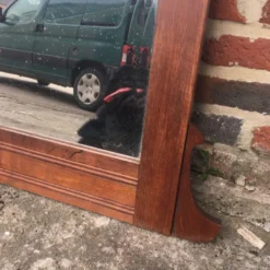 Miroir biseauté en bois 99x83cm