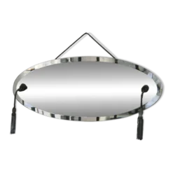 Miroir biseauté style Art Déco, années 1940-50
