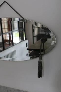 Miroir biseauté style Art Déco, années 1940-50