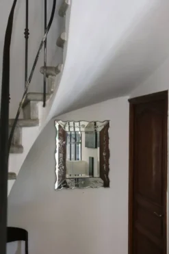 Miroir biseauté vénitien années 1950