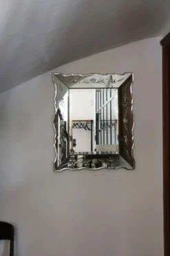 Miroir biseauté vénitien années 1950