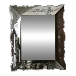 Miroir biseauté vénitien années 1950