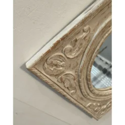 Miroir bois cérusé