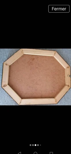 Miroir bois doré