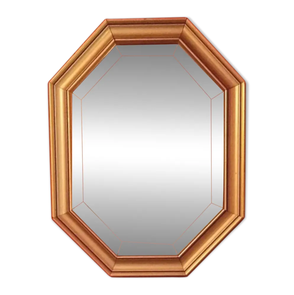 Miroir bois doré