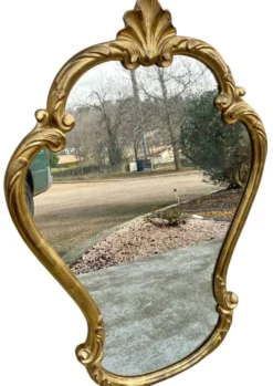 Miroir bois doré Vintage style Louis XV Mirror Baroque