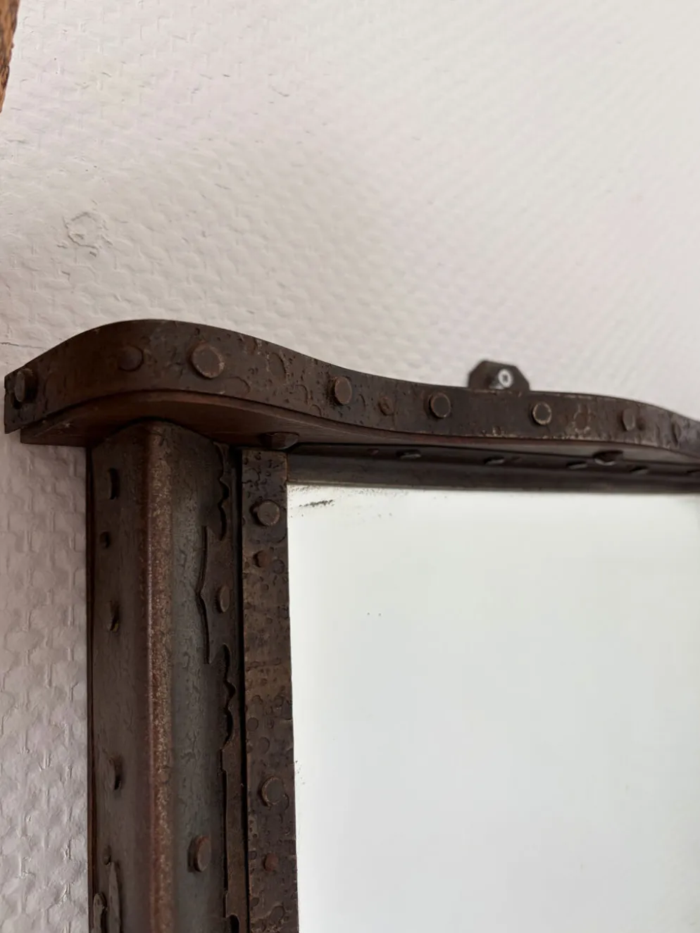Miroir brutaliste années 1960