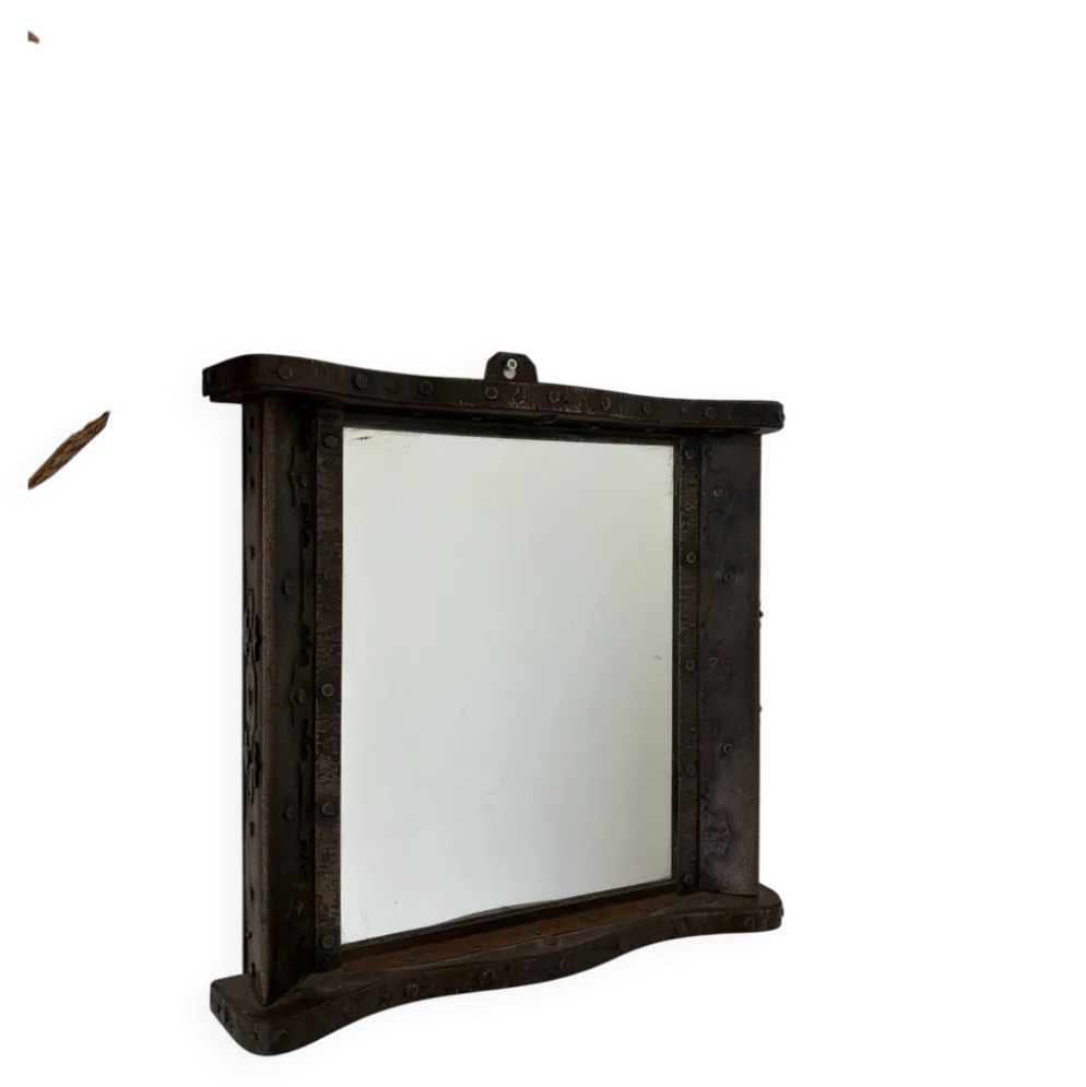 Miroir brutaliste années 1960