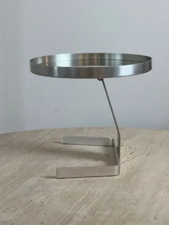 Miroir circulaire par Pierre Vandel France années 70 47x44cm