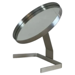 Miroir circulaire par Pierre Vandel France années 70 47x44cm