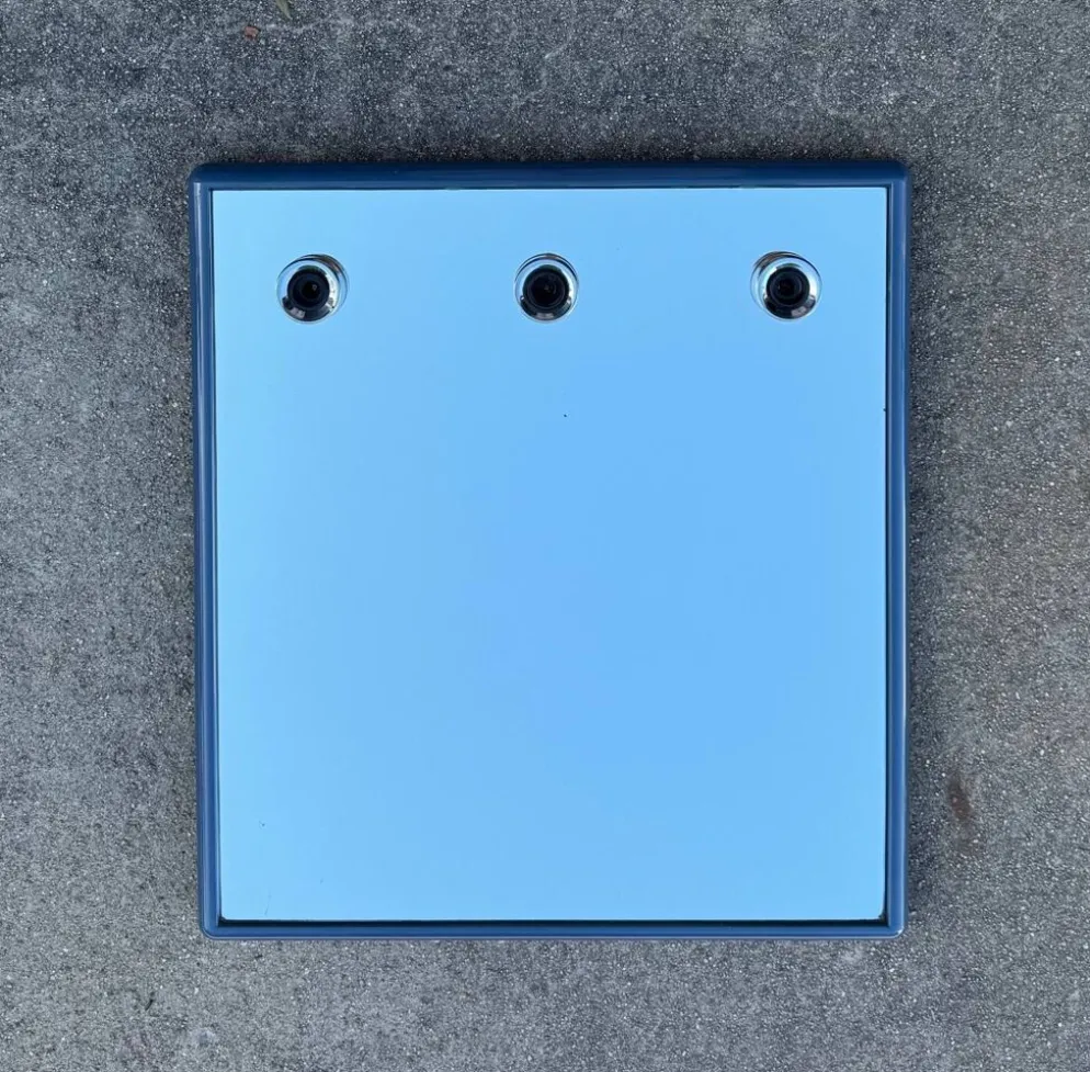 Miroir éclairant Gedy, Italie années 70