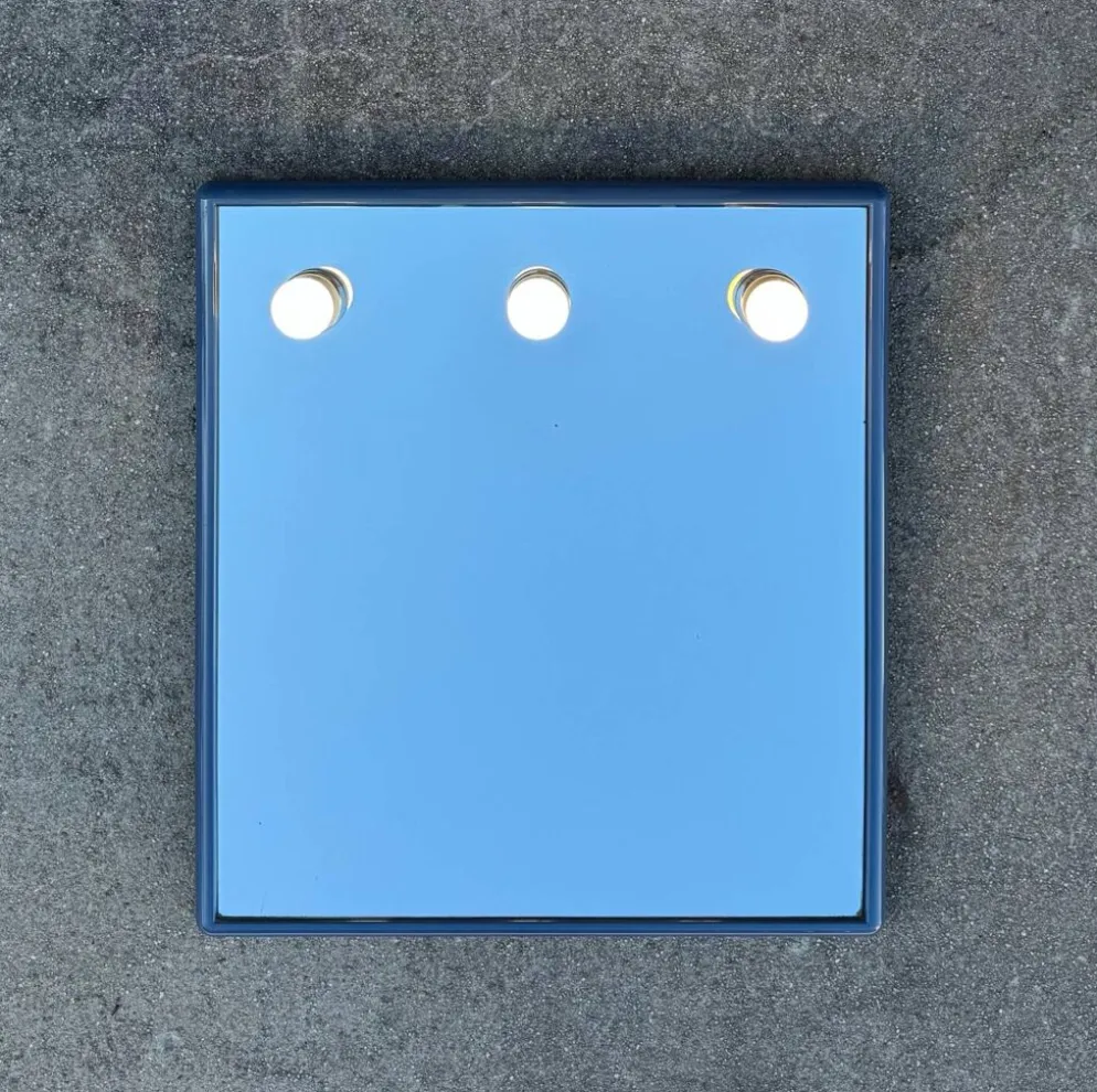 Miroir éclairant Gedy, Italie années 70
