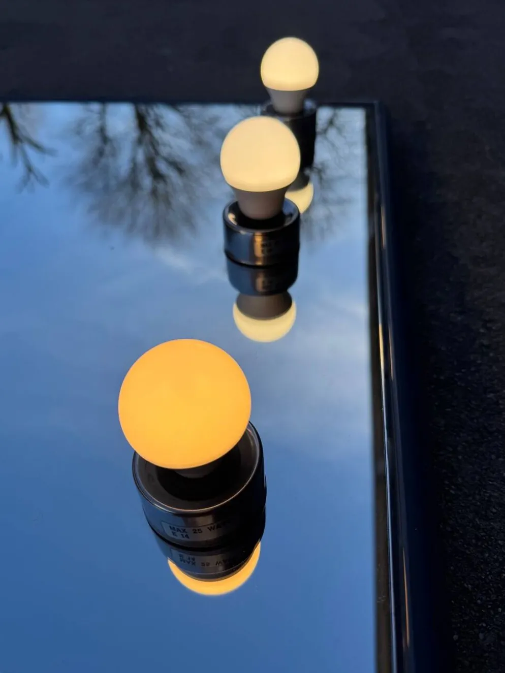 Miroir éclairant Gedy, Italie années 70