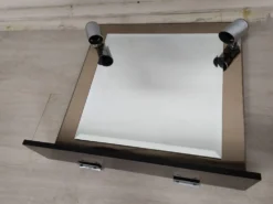 Miroir éclairant vintage salle de bain