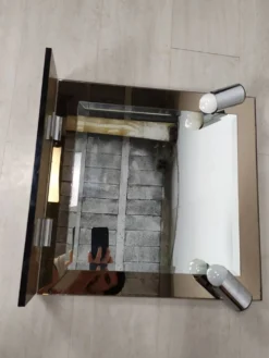 Miroir éclairant vintage salle de bain
