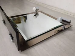 Miroir éclairant vintage salle de bain