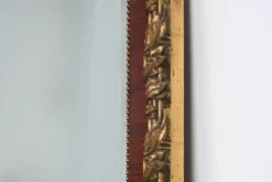 Miroir classique français avec des détails dorés, vers 1900