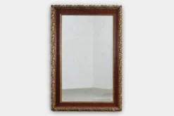 Miroir classique français avec des détails dorés, vers 1900