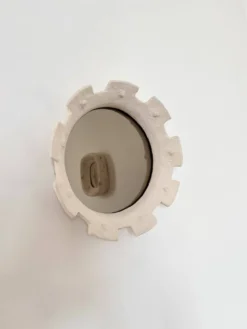 Miroir contemporain français en céramique, « Gioielli » par Renzo Maar