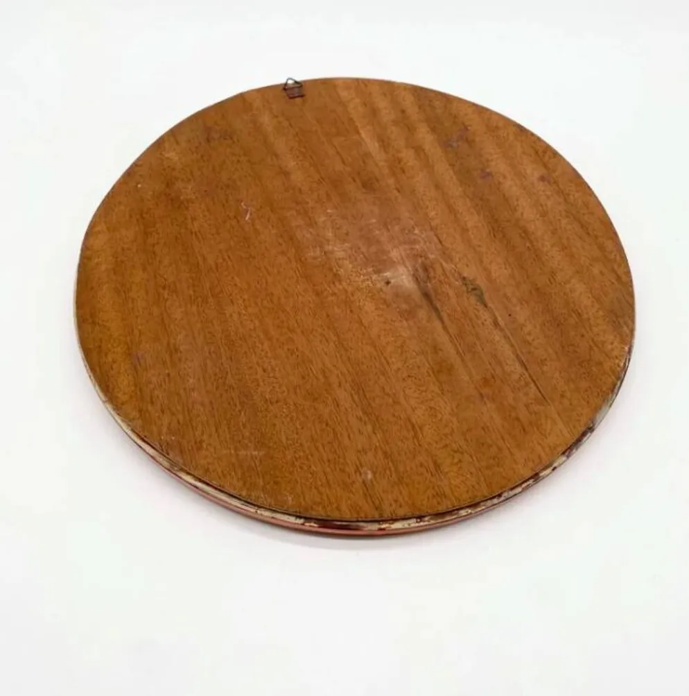 Miroir céramique glaçure « orange », 1960s