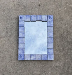 Miroir céramique Vallauris Almone années 70