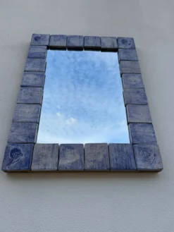 Miroir céramique Vallauris Almone années 70