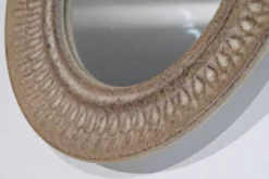 Miroir danois en ceramique 1960