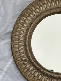 Miroir danois en ceramique 1960