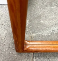 Miroir danois en teck milieu du siècle moderne de Vildbjerg Møbelfabrik, années 1960