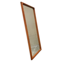 Miroir danois en teck milieu du siècle moderne de Vildbjerg Møbelfabrik, années 1960