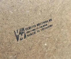 Miroir danois en teck milieu du siècle moderne de Vildbjerg Møbelfabrik, années 1960